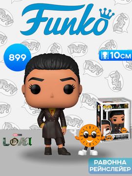 Фигурка Funko POP! Bobble Marvel Loki Ravonna Renslayer with Miss Minutes (899) 55745 / Фигурка Фанко ПОП! по мотивам сериала "Локи", Равонна Рейнслейер. Товар уцененный
