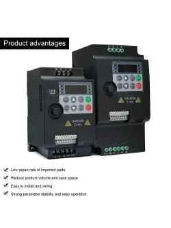 2,2 кВт Частотный преобразователь однофазный вход 220В Трехфазный выход 220В ZUKED-310-220V-2.2KW (CW100) VFD
