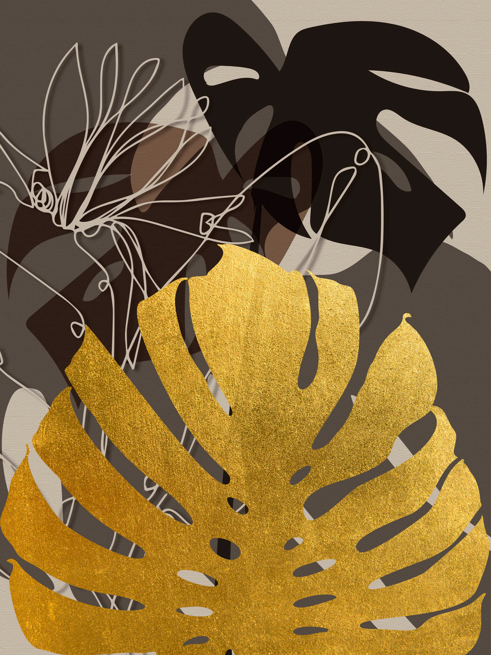 Дизайнерские обои Wall Street Gold Set