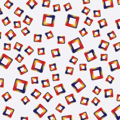 Colored diamonds on a white background