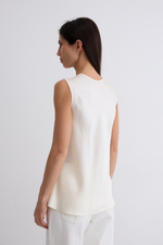 Топ Силуэтный из вискозы и ацетата