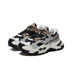 Женские кроссовки FILA Fusion Bianco 'Black Grey Brown-Beige' T12W145225FBD