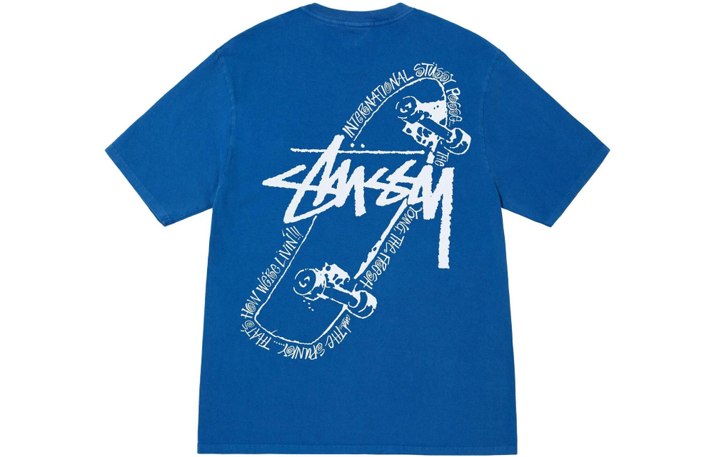 Футболки Stussy FW22 Skate Posse Pigment Dyed Tee T, 1904832