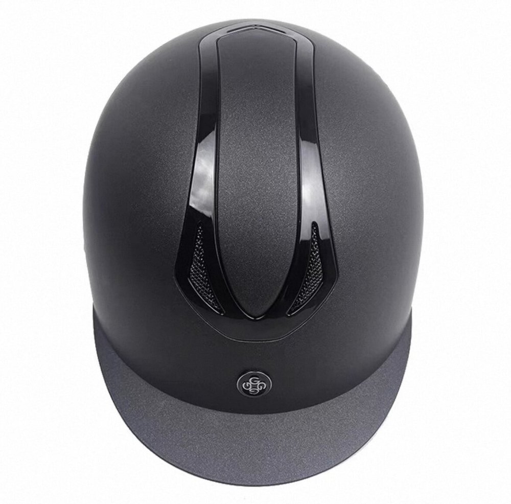 Шлем для верховой езды Hansbo Victory Crome Black S (52-54)