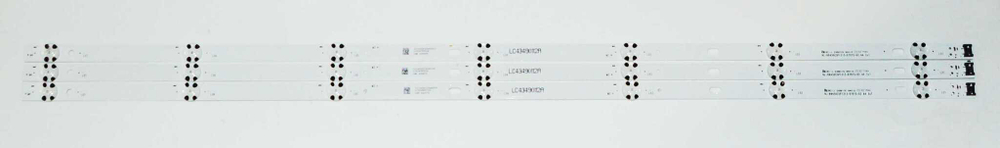 LC43490112A HL-99430CSP1313-0701S-02 комплект подсветки LG 43UM7020PLF, 43LK5910PLC, 43UK6200PLA (3шт.)