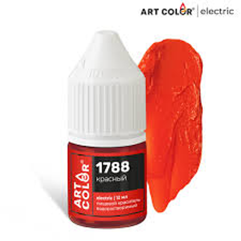 Краситель водорастворимый гелевый Красный (Art Color Pro) (12мл)