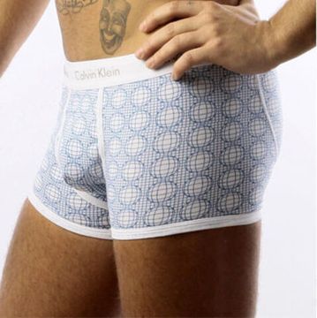 Мужские трусы боксеры Calvin Klein 365 print Blue Sphere CK02172
