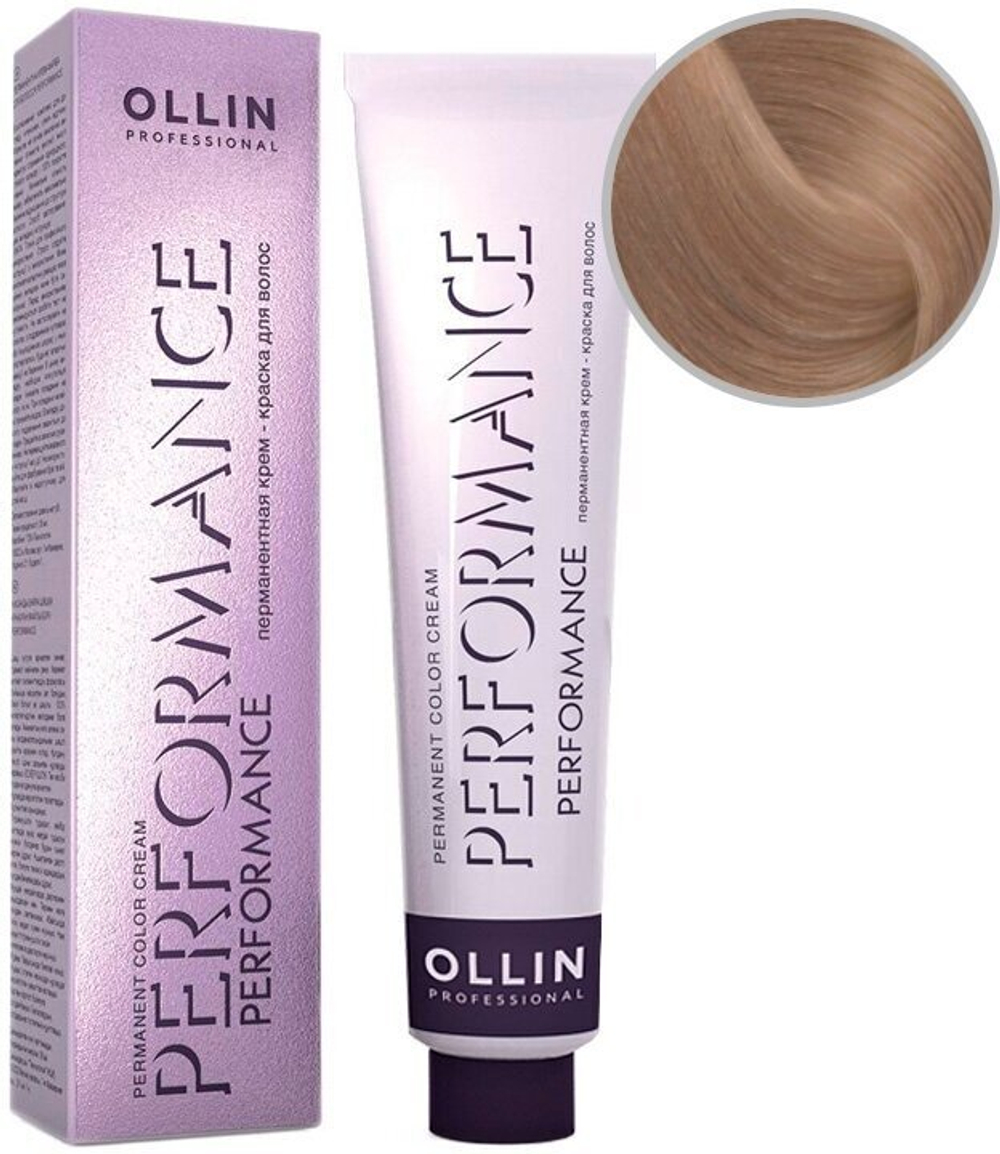 OLLIN PERFORMANCE 10/7 светлый блондин коричневый 60мл Перманентная крем-краска для волос