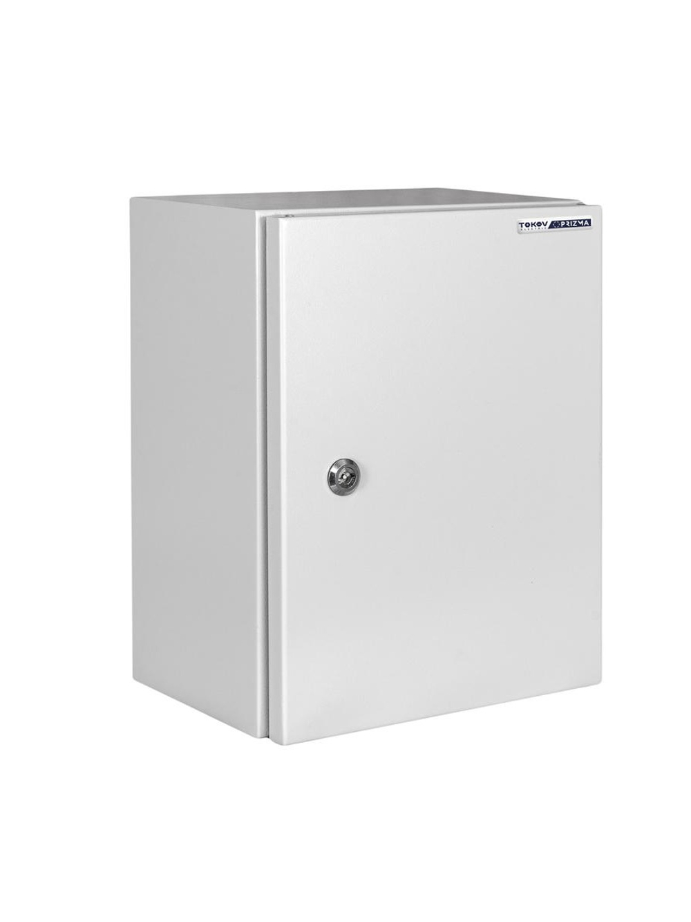 Корпус ЩМП-1 400х310х220 IP54 с монтажн. панелью метал. PRIZMA TOKOV ELECTRIC TKE-PZ-MPB54-1