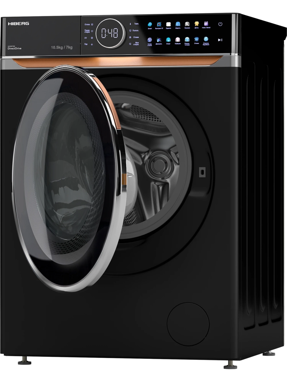 Стиральная машина c сушкой Hiberg i-DDQ10 - 10714 B