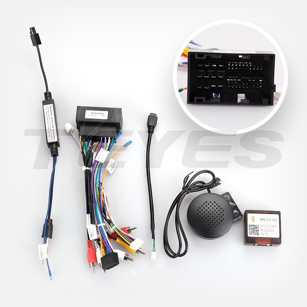 Магнитола для Jeep Grand Cherokee WK2 2013-2022 (ШГУ 8.4", рамка-накладка) - Teyes CC4L монитор 9" IPS на Android 14, Snapdragon 662, CarPlay, 4G SIM-слот