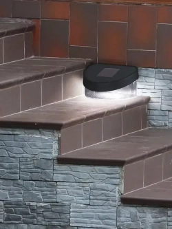 Светильник на солнечной батарее уличный настенный ЭРА SL-PL8-MNT1 светодиодный 13х6 см 2 LED