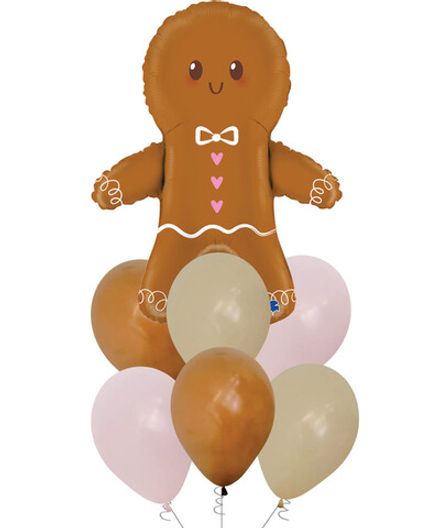 Фонтан шаров "Сладкий пряничек"