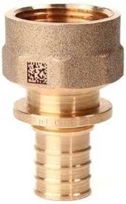 Муфта ( переходник внутренняя ) надвижная В 16х1/2 бронза Rehau (Рехау) RX+