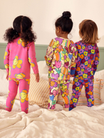 Пижама для девочки Next Q96-792, 3 шт., Розовый, Синий, Бежевый