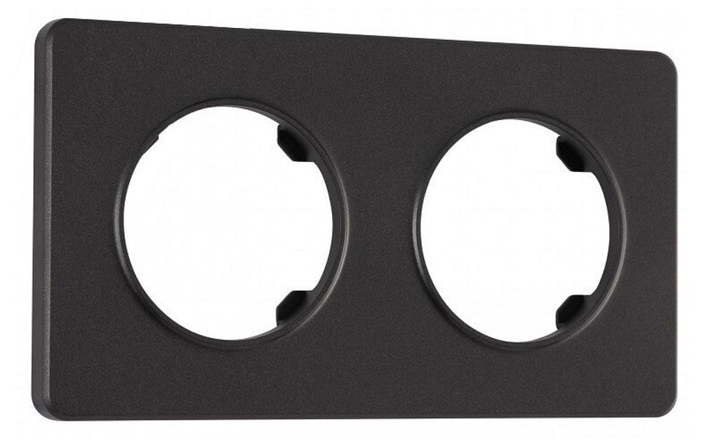 Рамка на 2 поста Arte Milano am-502.15 502.15-2.black