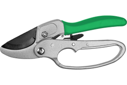 Секатор с алюминиевыми рукоятками РОСТОК PC-33 с эфесом, контактный, 200 мм, 423008_z01