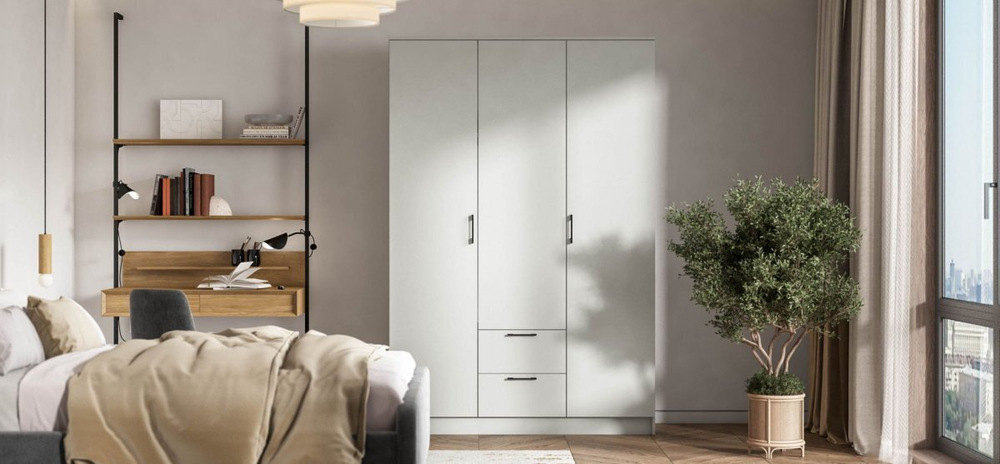 Шкаф РИМ-150 Lite Шиншилла серая