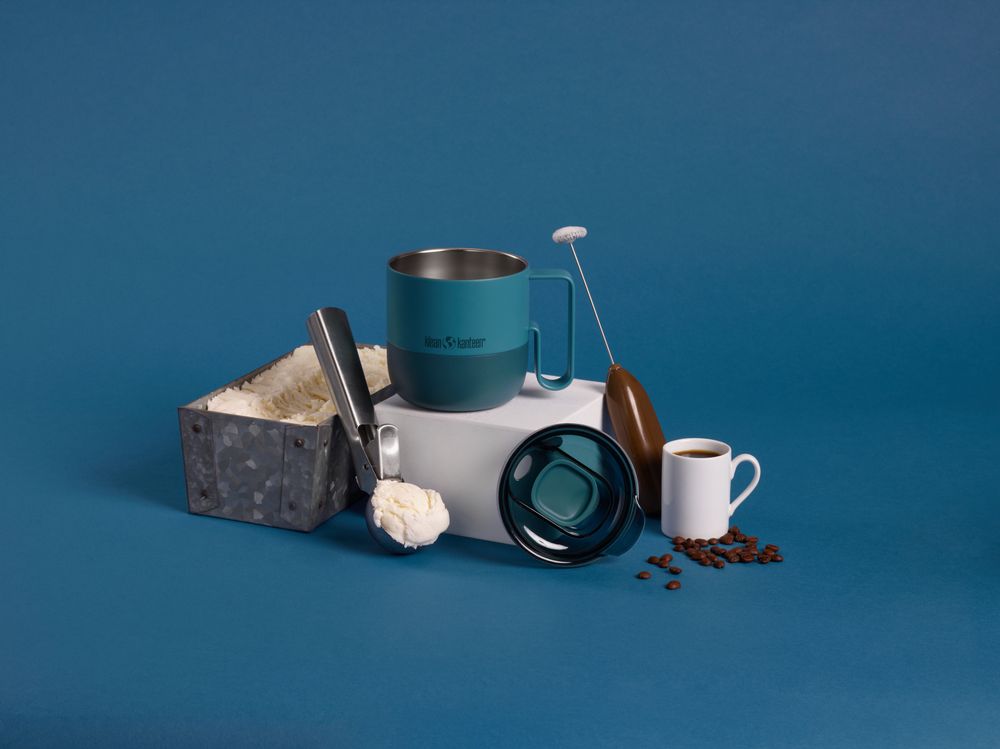 Термокружка Klean Kanteen Rise Mug 12oz (355 мл) Brittany Blue