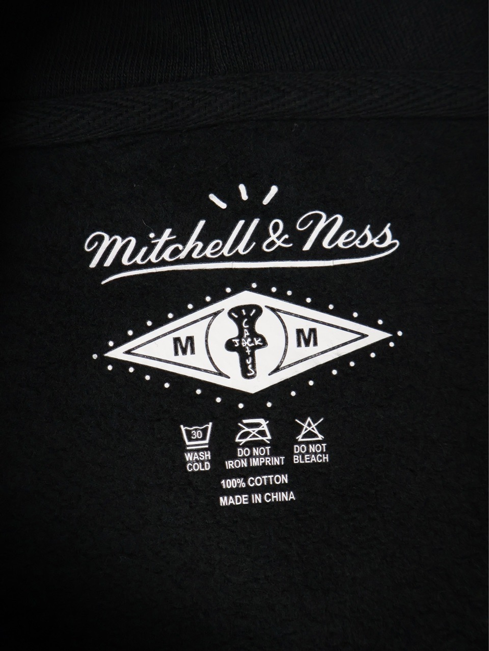 Худи Travis Scott Cactus Jack × Mitchell & Ness Wisconsin Badgers