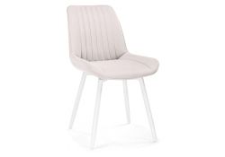 Стул на металлокаркасе Седа К крутящийся молочный / белый