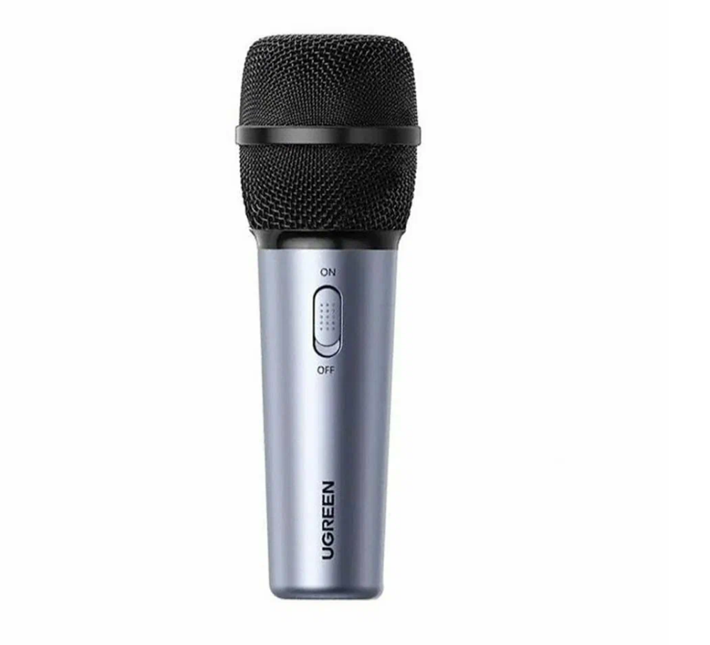 Микрофон для прямой трансляции UGREEN CM427 (10931) Livestream Microphone серебристо-чёрный