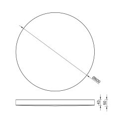 9022 Потолочный светильник TURIN