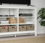 Тумба под ТВ - BRUSALI IKEA / ИКЕА БРУСАЛИ , 120х36х85 см, белый