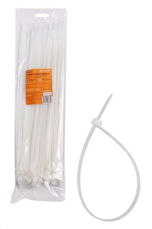 Хомут-стяжка нейлон 4.8*350 мм (в 1 уп. 100 шт!) (AIRLINE)