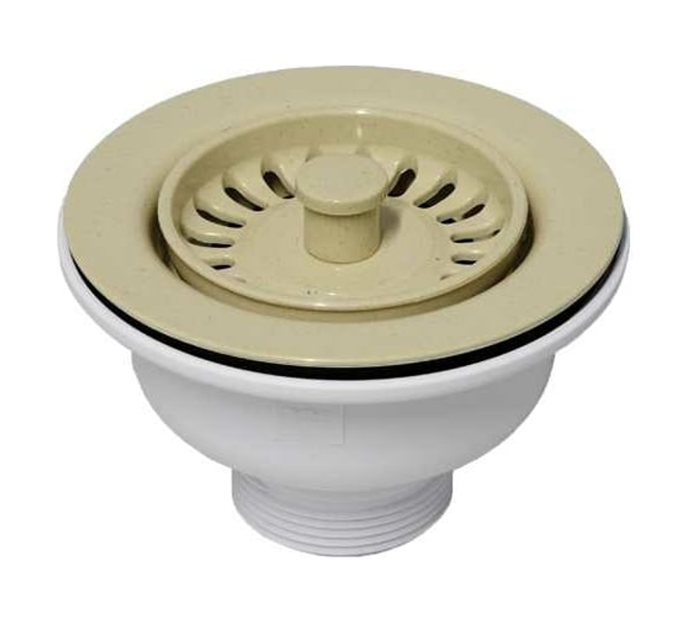 ВЫПУСК ДЛЯ СИФОНА ф40-113мм цвет-шампанское фактура гранит h=70ммMcAlpine MRSKW7-CPNE