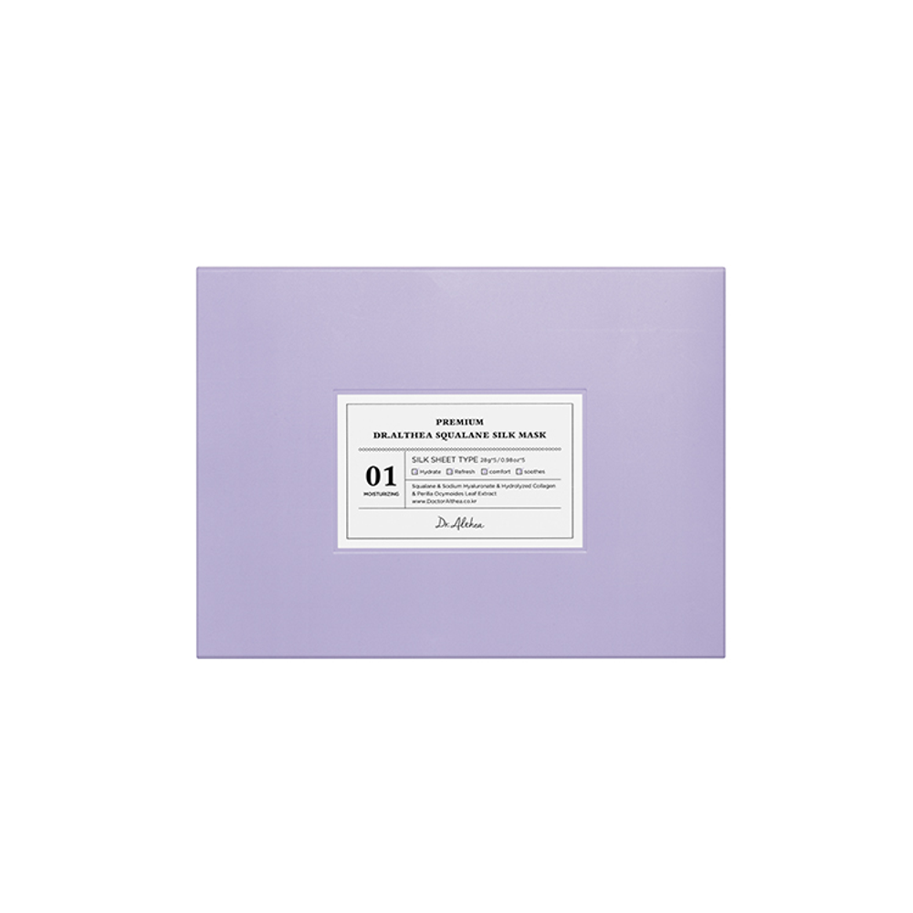 DR. ALTHEA Тканевая маска для лица СКВАЛАН Premium Dr.Althea Squalane Silk Mask
