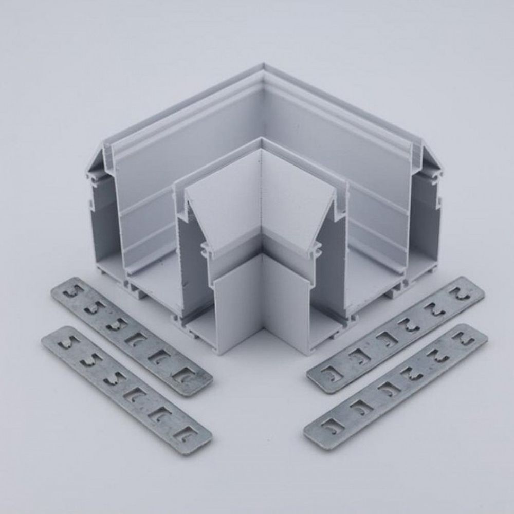 Соединитель угловой L-образный для треков встраиваемых Aployt Magnetic track 220 APL.0284.10.04