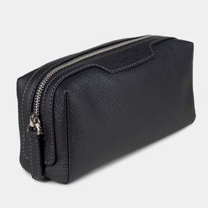 Несессер Tube из кожи теленка, черного цвета