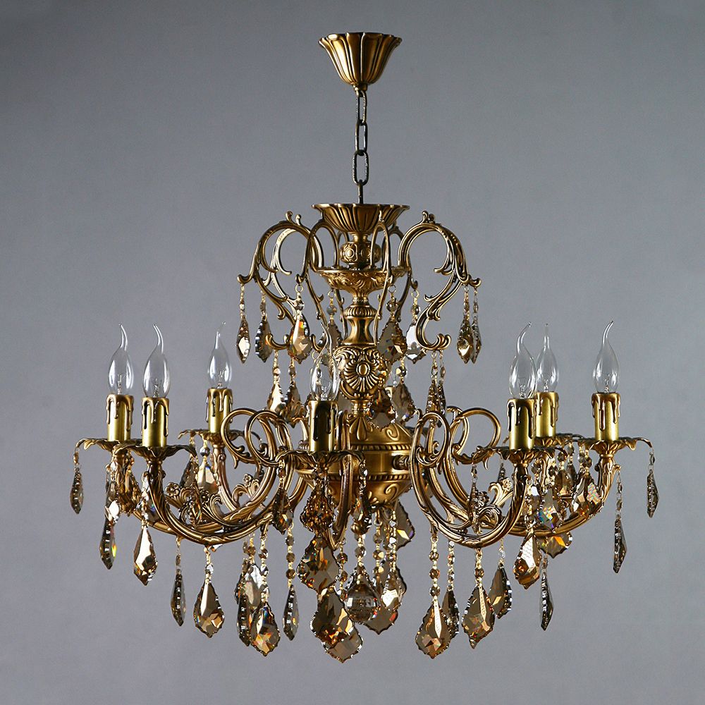 8888/8 AB Honey Leaf Люстра