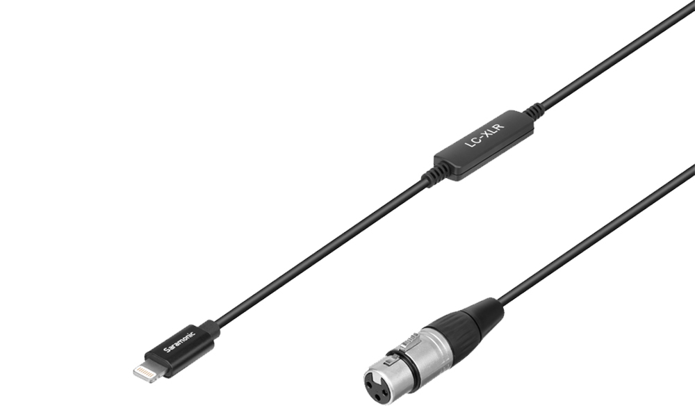 Кабель-переходник Saramonic LC-XLR с XLR на Apple Lightning Audio