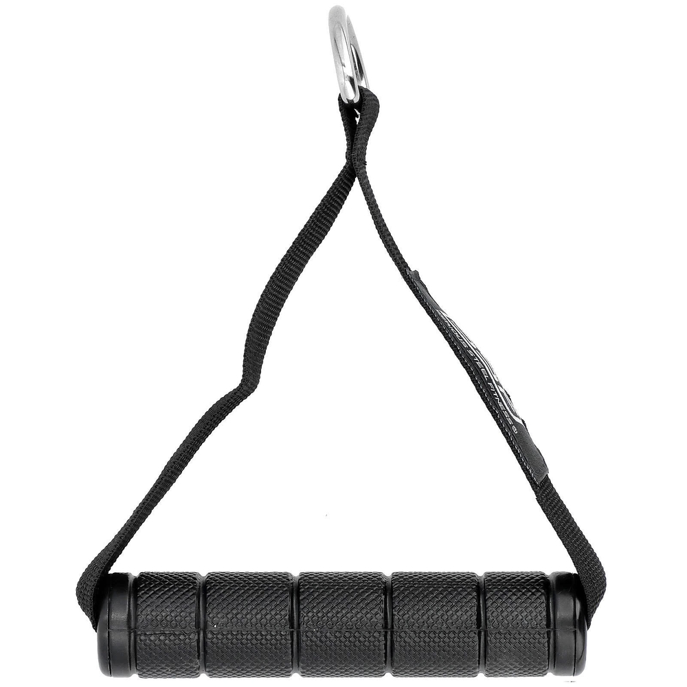 Serious Steel Fitness, Нейлоновая D-образная ручка, черная, 1 шт.