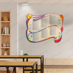 Стенд фигурный Информация с карманами А4 1109