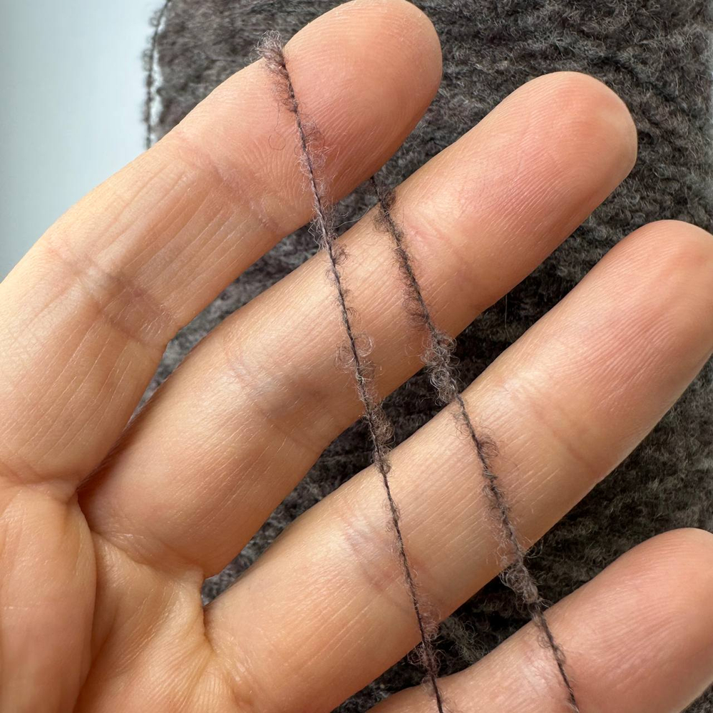 ALY MELANGE - Be.Mi.Va; 80% вспушенный меринос, 20% п/а; 900м/100гр; Букле мелкое; col. Moro; цвет: коричневый меланж; S507