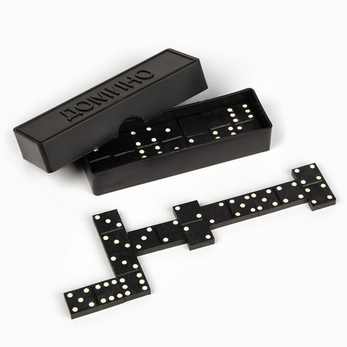Настольная игра, домино, "Классическое", 28 шт, костяшка 4 х 2 х 0.5 см 4871966