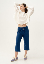Свитшот оверсайз Bowery NYC Crop Off White