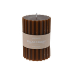 Свеча столбик восковая 7*10 см, в ассортименте 4 цвета