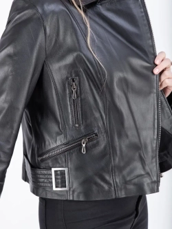 Косуха кожаная куртка женская Турция