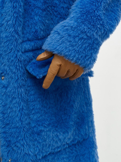 Шуба женская чебурашка тедди эко, SilverFox (арт. 1206)