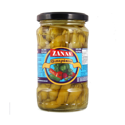 Перец зеленый маринованный, ZANAE 330г, Греция