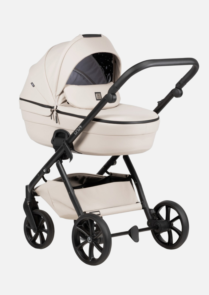 Tutis Коляска 2 в 1 UNO 6+ Leather Latte
