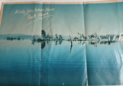 Винтажная виниловая пластинка LP Pink Floyd Wish You Were Here (Japan 1975) (No Obi, Poster)