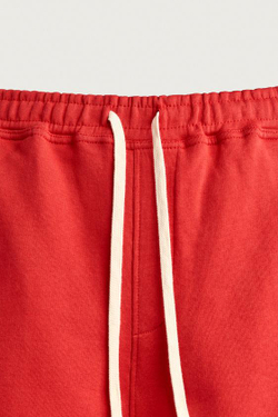ZARA СПОРТИВНЫЕ ШОРТЫ RELAXED FIT, КРАСНЫЙ