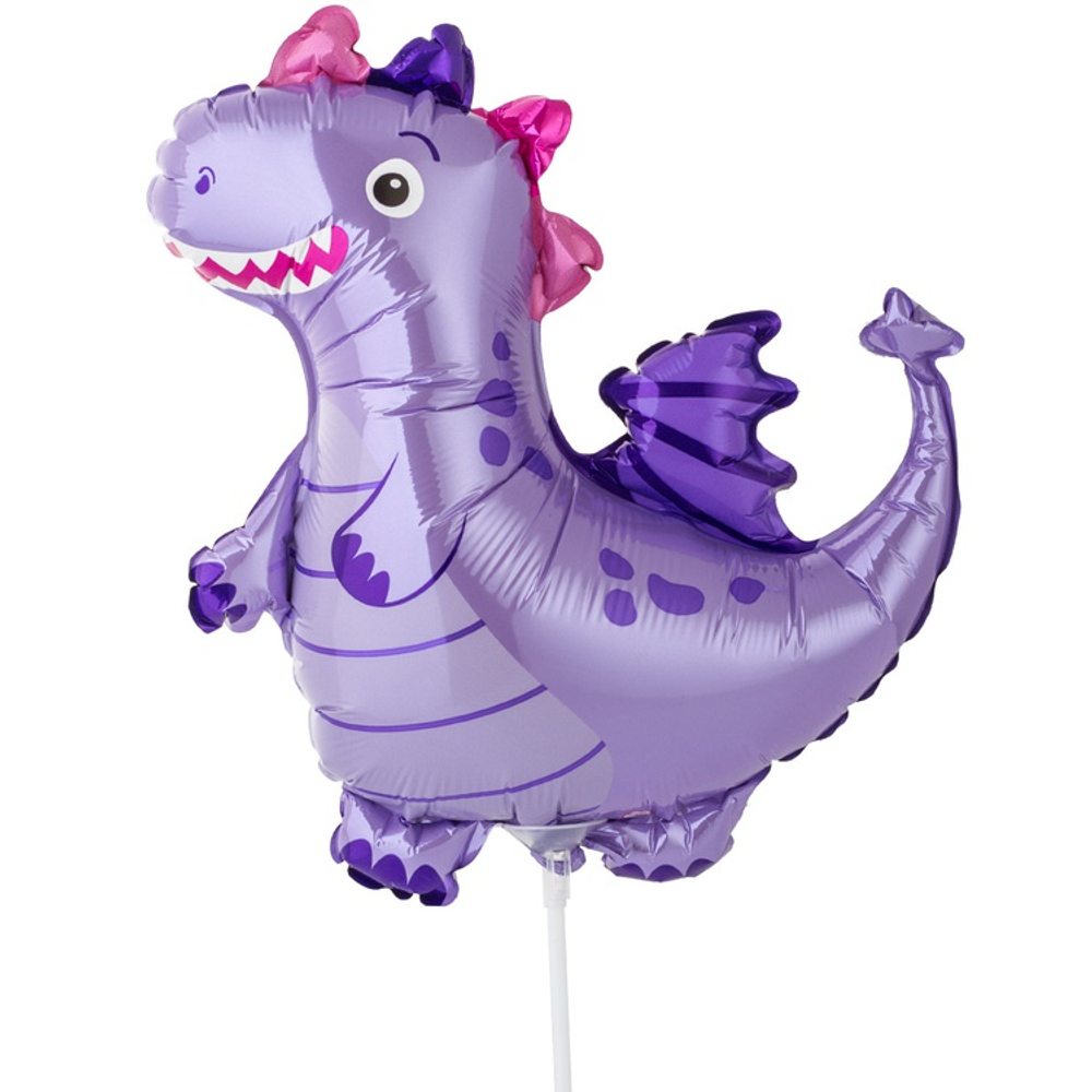 Шар Фольгированный Дракон фиолетовый (Сиреневый)