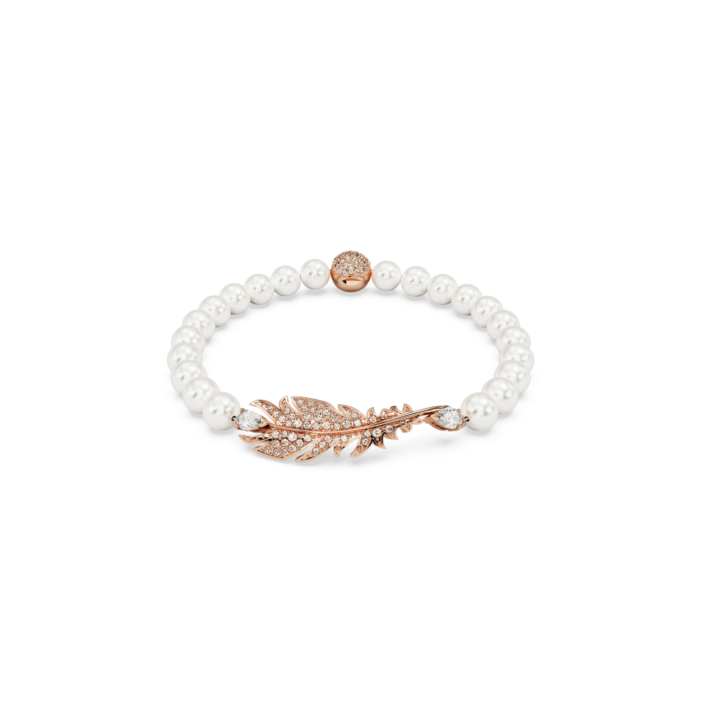 MP NICE:BRACELET CRYWHITE/ROS L
