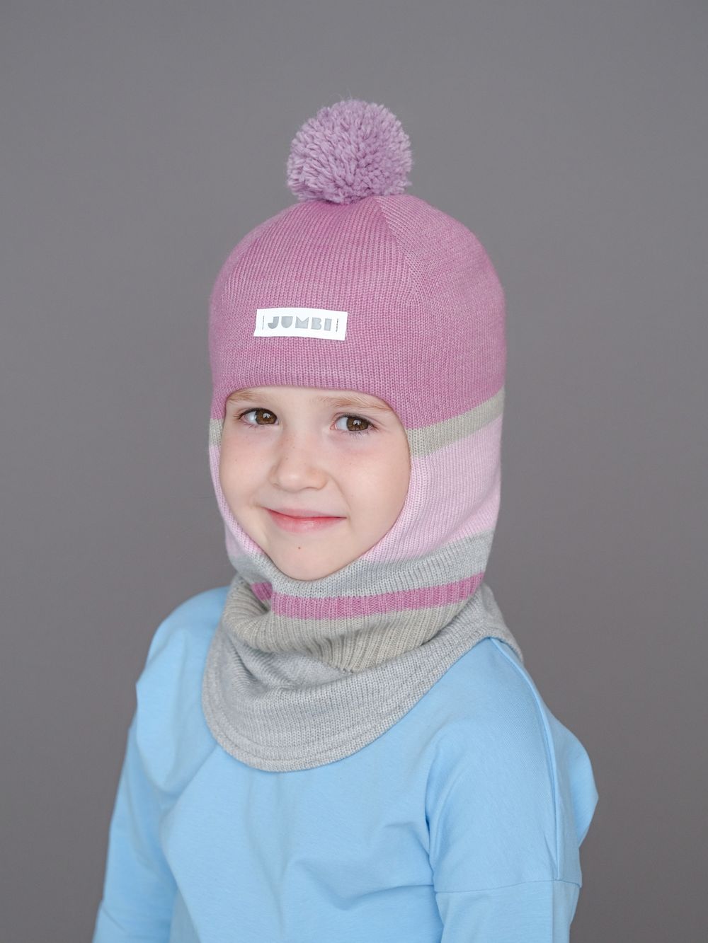 Шлем зимний вязаный (Нежность) ГУФ